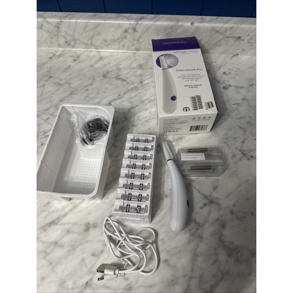 Michael Todd Sonicsmooth‎ Pro+ Sonic Dermaplaning and Facial Hair/Open Box/NEW